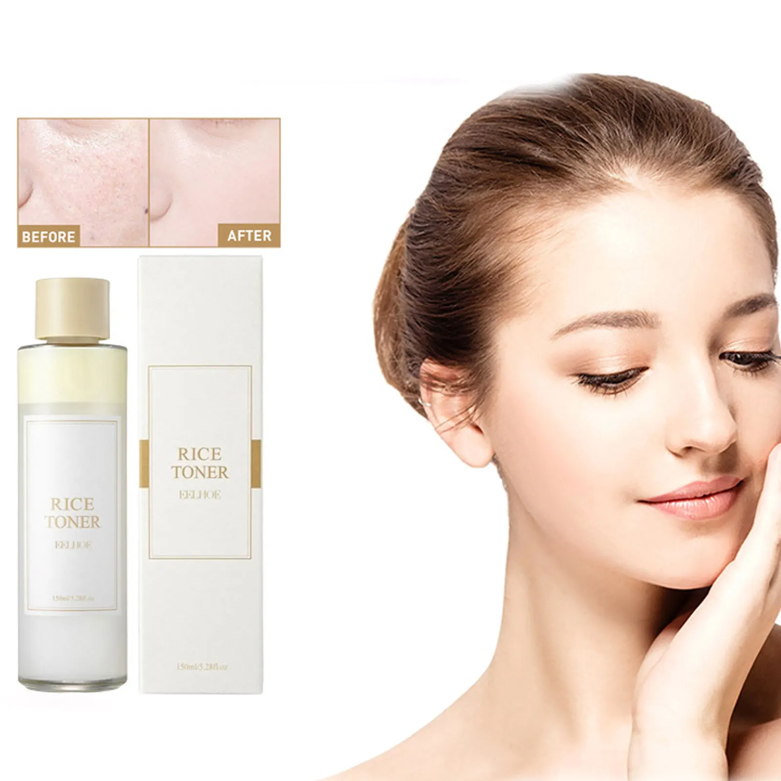 

150ml Rice Toner Moisturizing Firming the Skin Soothing Repairing the Skin Barrier Toner Women Facial Brightening Skin Care