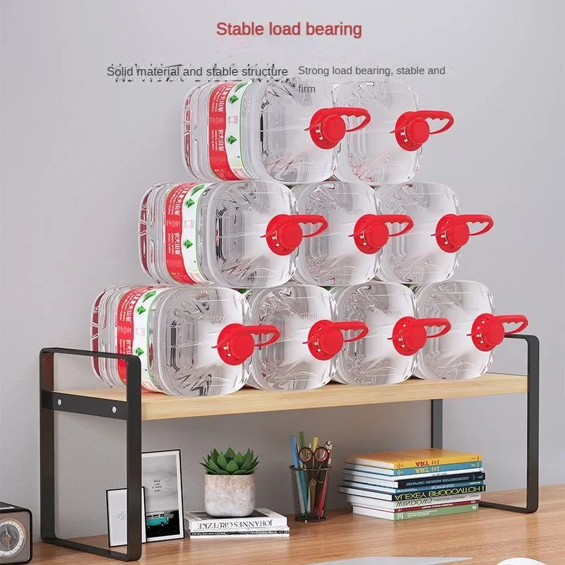 Desktop Storage Shelf Student Document Shelf Computer Racks Tiered Cabinet Office Accessories Stationery Holder