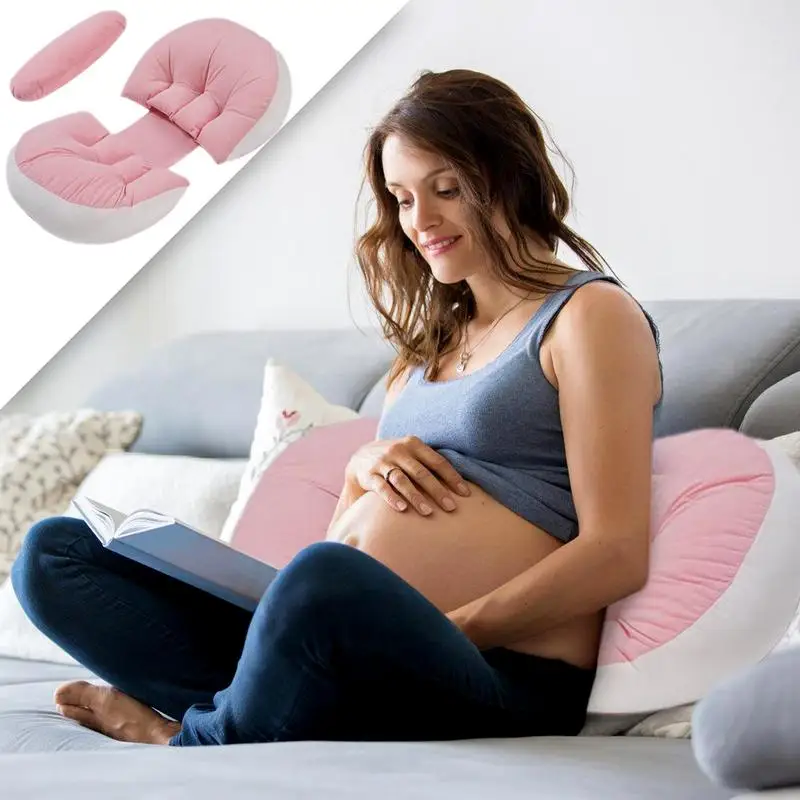 Body Pillow For Pregnant Women Comfortable Seashell Shaped Lumbar Cushion Maternity Pillow Pregnancy Supplies For Side Sleepers