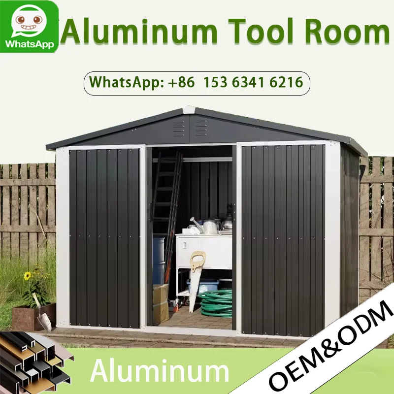 ห้องเครื่องมืออเนกประสงค์ในสวน, ห้องเครื่องมือโรงเก็บของ, คลังสินค้าประตูบานเลื่อนกลางแจ้ง 1