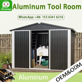 ห้องเครื่องมืออเนกประสงค์ในสวน, ห้องเครื่องมือโรงเก็บของ, คลังสินค้าประตูบานเลื่อนกลางแจ้ง 1