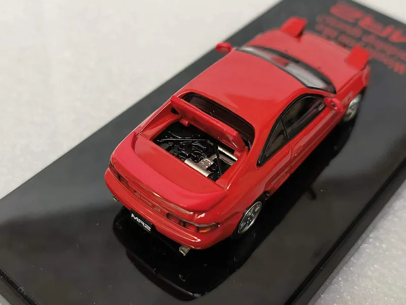 Modèle Réduit 1:64 TOYOTA MR2 (SW20) - INNO Models - Rouge - Boîte Collector