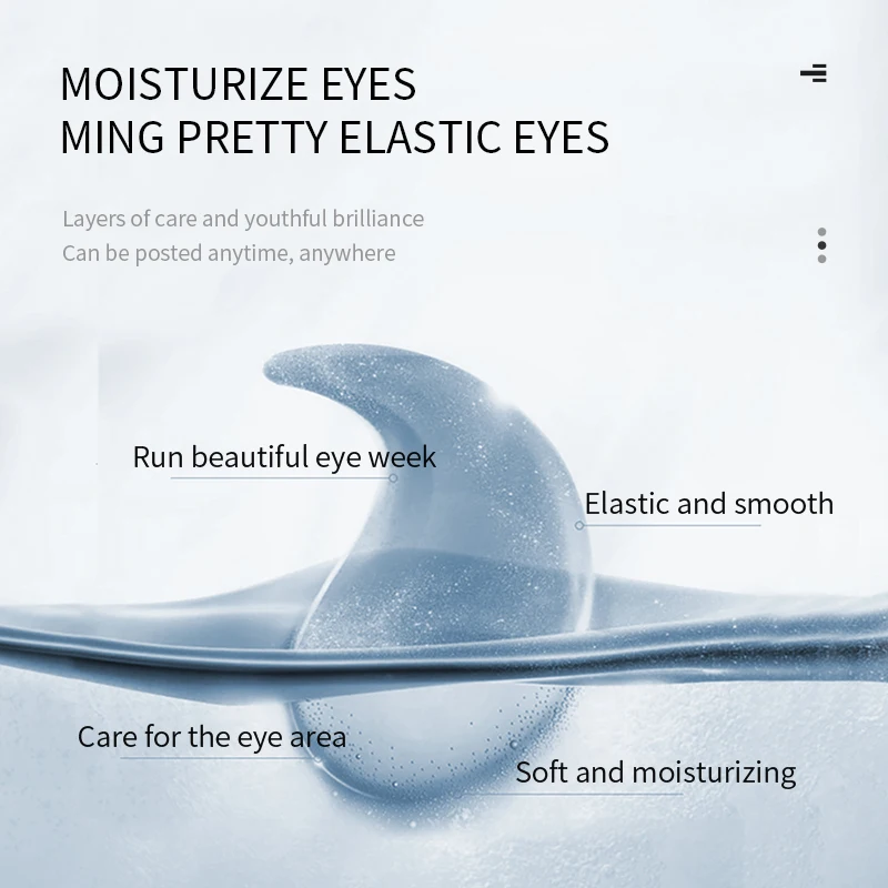 5/10 Pairs SADOER Caviar Eye Mask Anti Dark Circles Removal Eyes Bags Moisturizing Hydrating Firming Patches Skin Care