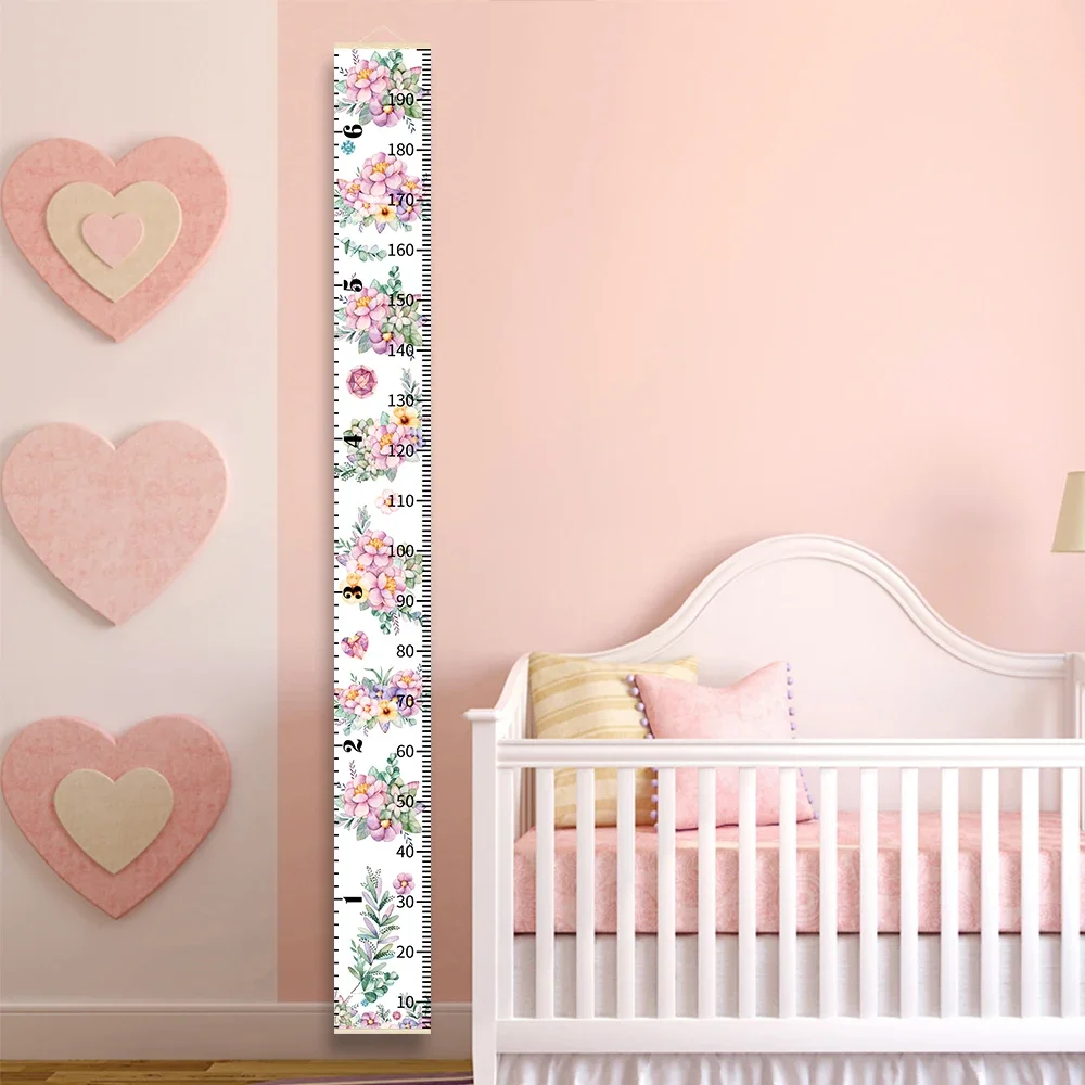 Description Picture 6 of itemCute Kids Height Chart Wall Hanging Decals Sticker ForKids Boy Girl Room Decor Wallpaper Child Measure Height Ruler Growth Chart