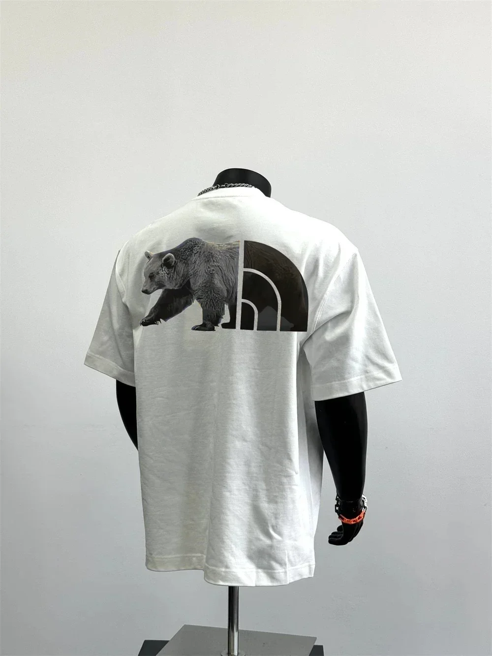 Trendy Brand Pure Cotton Short-sleeved T-shirt The Same Half-sleeved Simple Top for Men and Women Sports and Leisure Are TOP 2