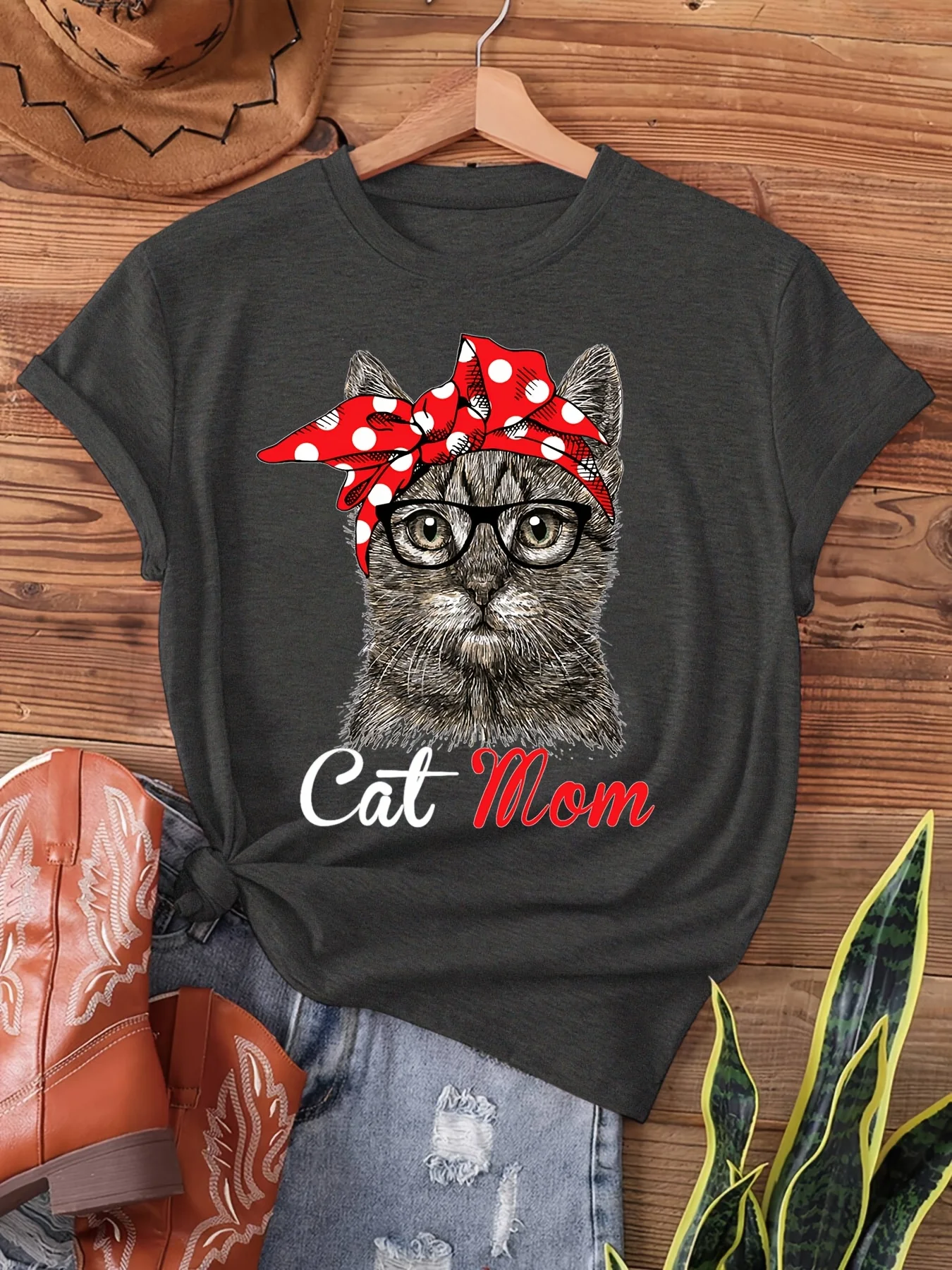 Cat Mom Graphic Tee 2