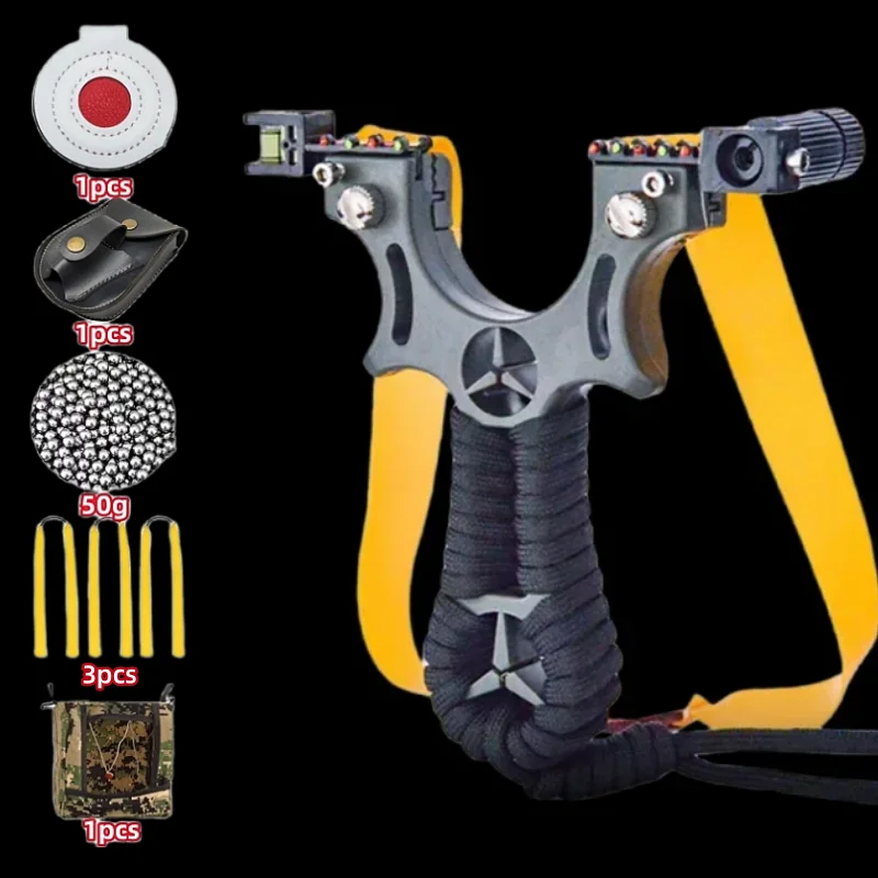 

Рогатка с лазерным прицеливанием Рогатка высокого качества Рогатка из смолы плоская резиновая лента охотничья стрельба катапульта