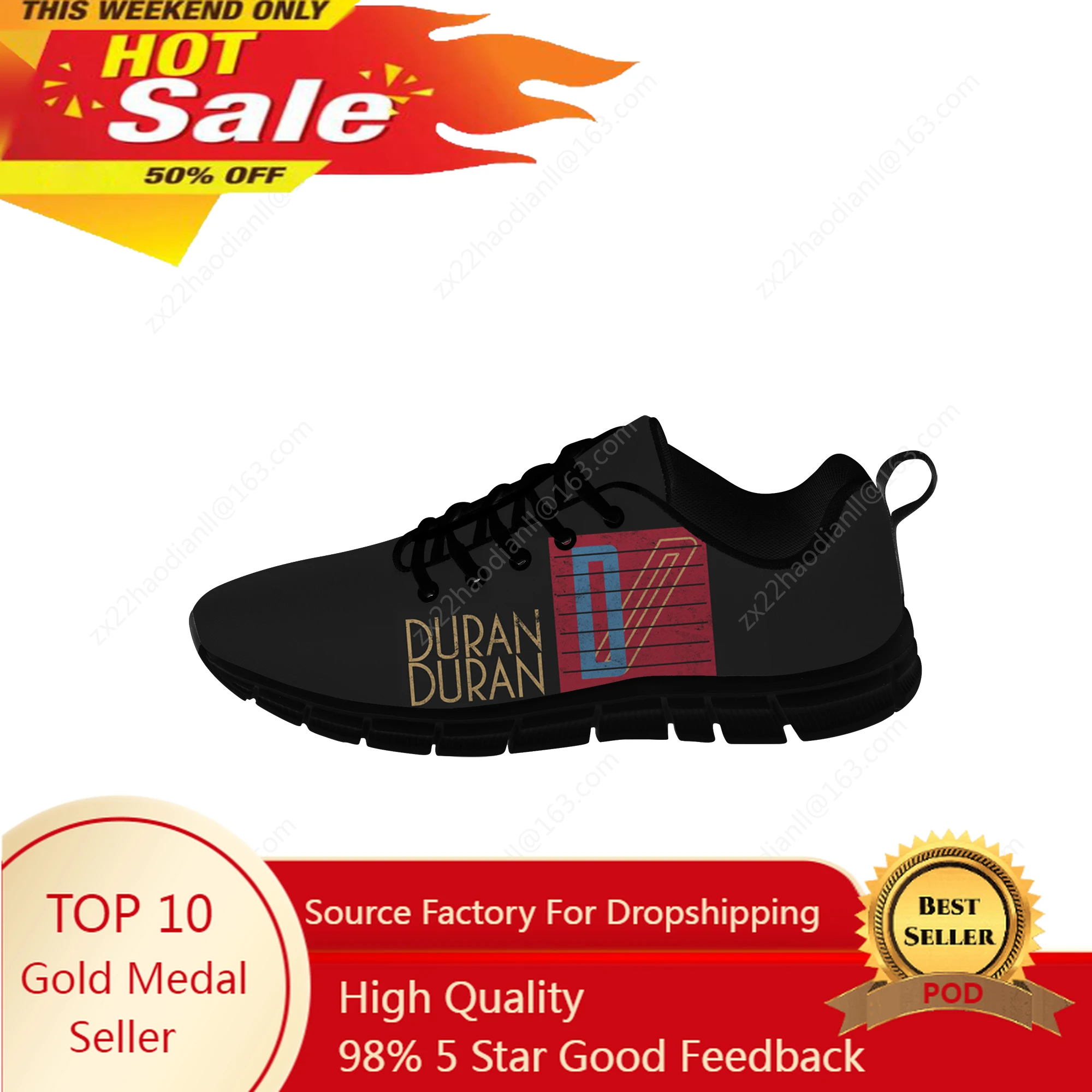 

Band DURAN DURAN Low Top Sneakers Mens Womens Teenager Casual Shoes Running Shoes 3D Print Breathable Lightweight shoe