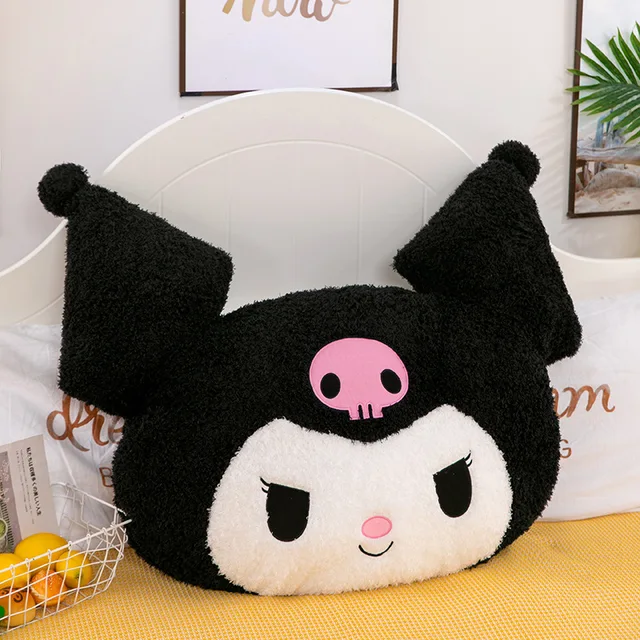 Sanrio Kuromi Melody The New Sofa Cushion Cartoon Anime Plush Toy Pillow Kids Toys Gift Wholesale Family Home Decoration