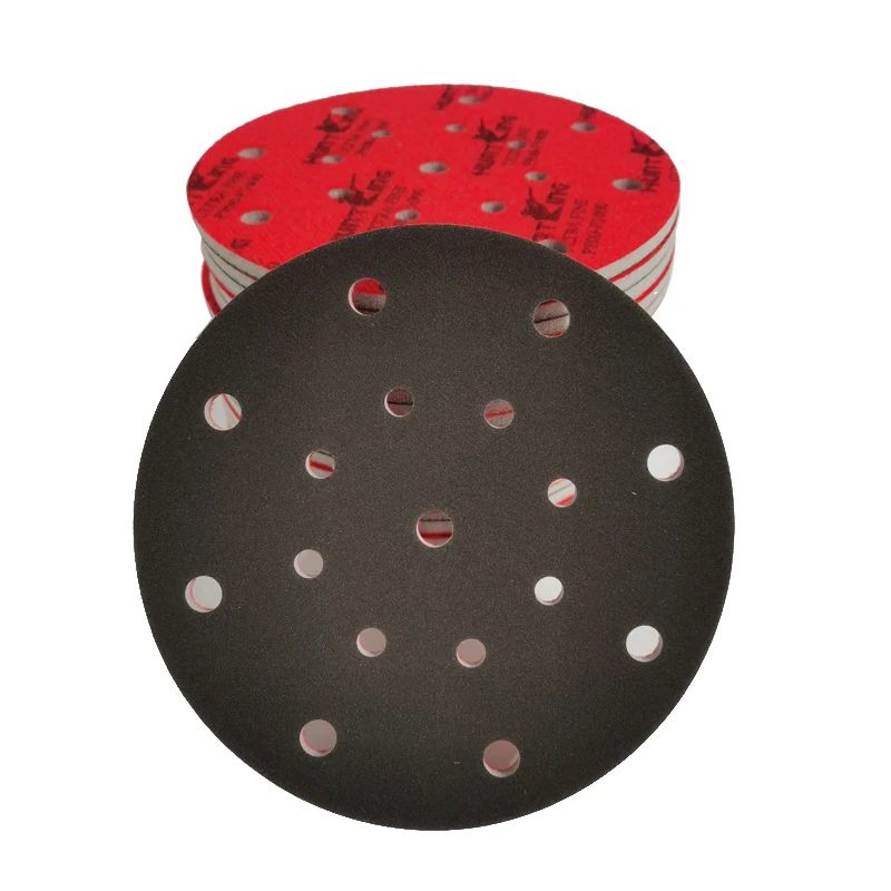 

ATPRO Red 6-Inch 150mm Sponge Sandpaper Automotive Atomite Craft Polishing Dedicated To Grinding 400-2000 Grit Abrasive