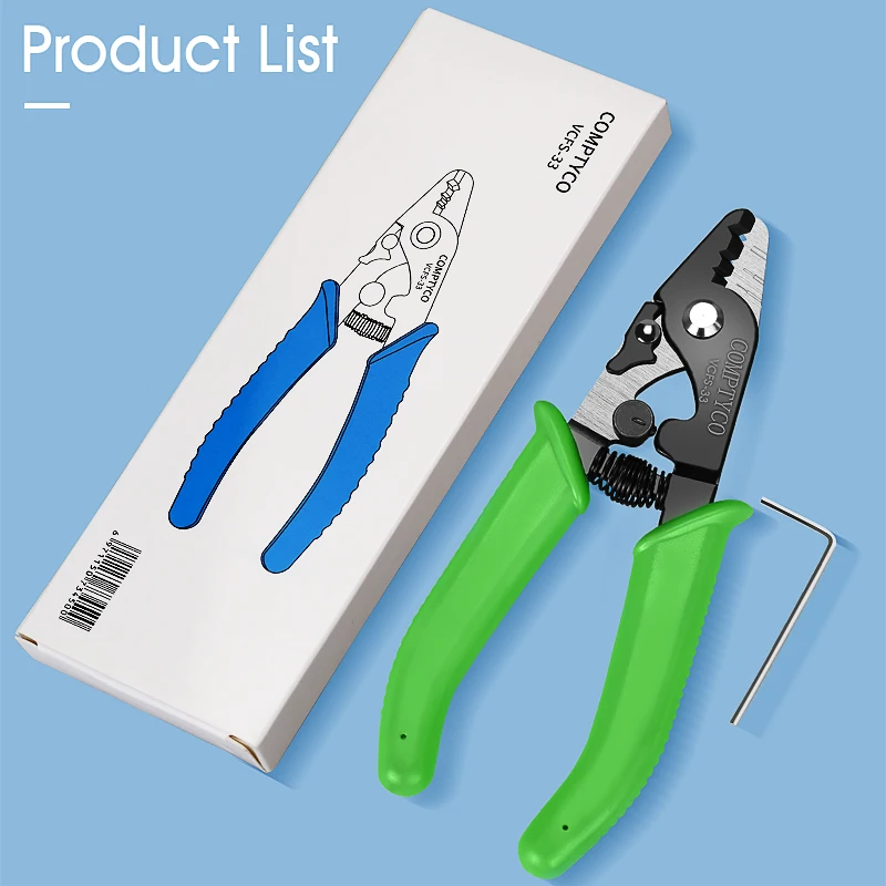 VCFS-33 Three-port Fiber Optical Stripper/ Pliers/ Wire strippers FTTH Tools Optical Fiber Stripping Pliers