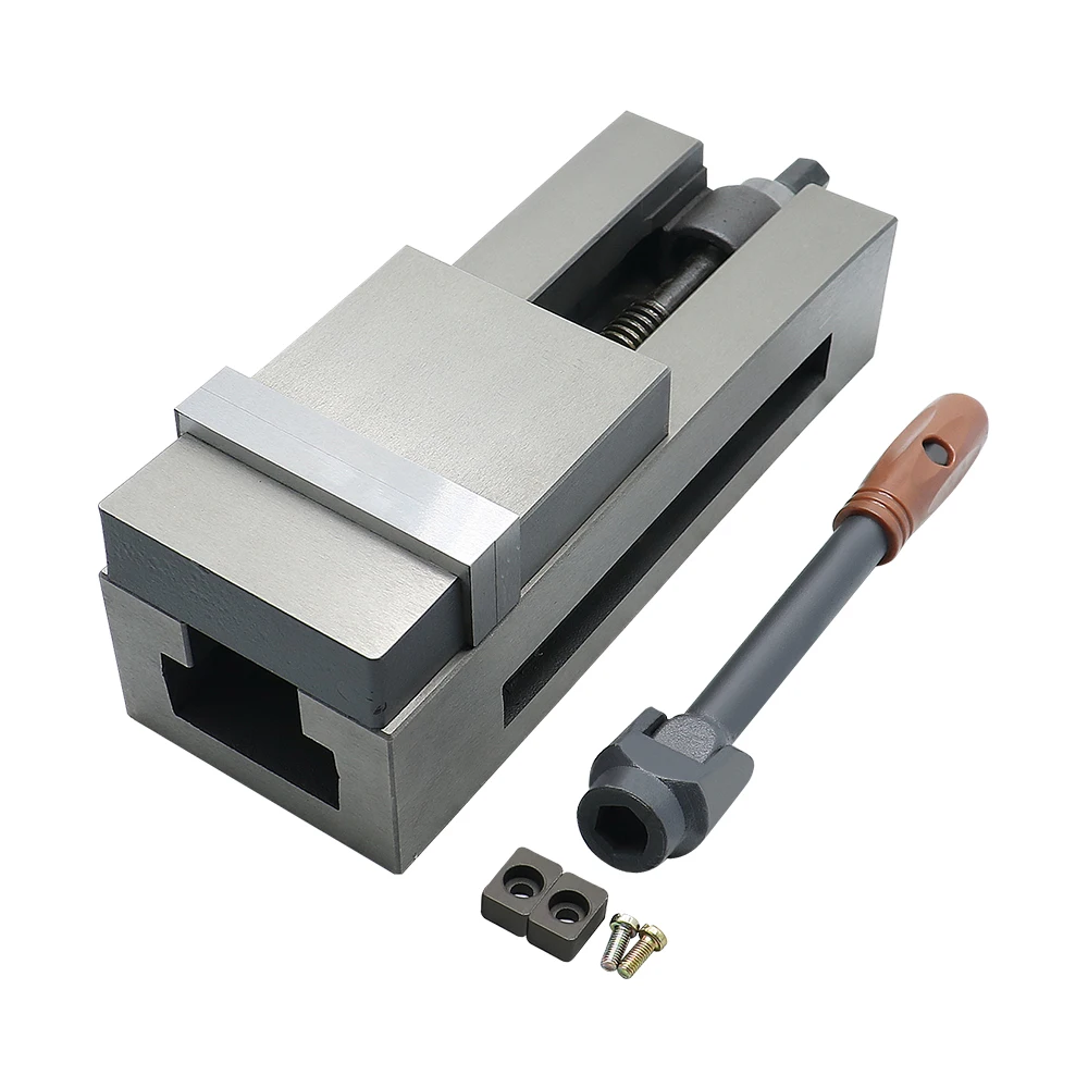 MHCN 4 Inch Precision One-Piece Vise Heavy-Duty Chuck Machine Tool Special Integrated Angle-Fixed Smooth for Milling Machine CNC 3