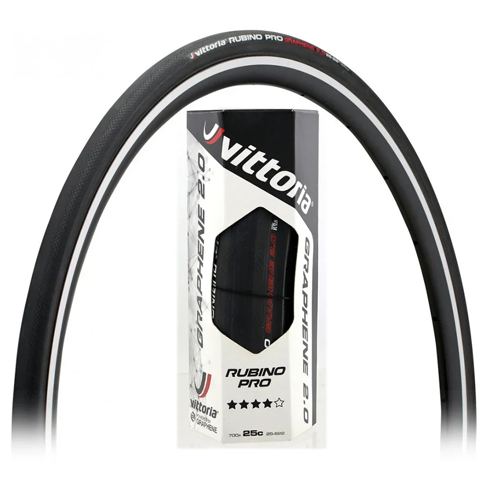 Vittoria RUBINO PRO 700×25C ２本セット 新品 Vittoria Rubino Pro 700C x 25 road tyre, Black | Bikeinn