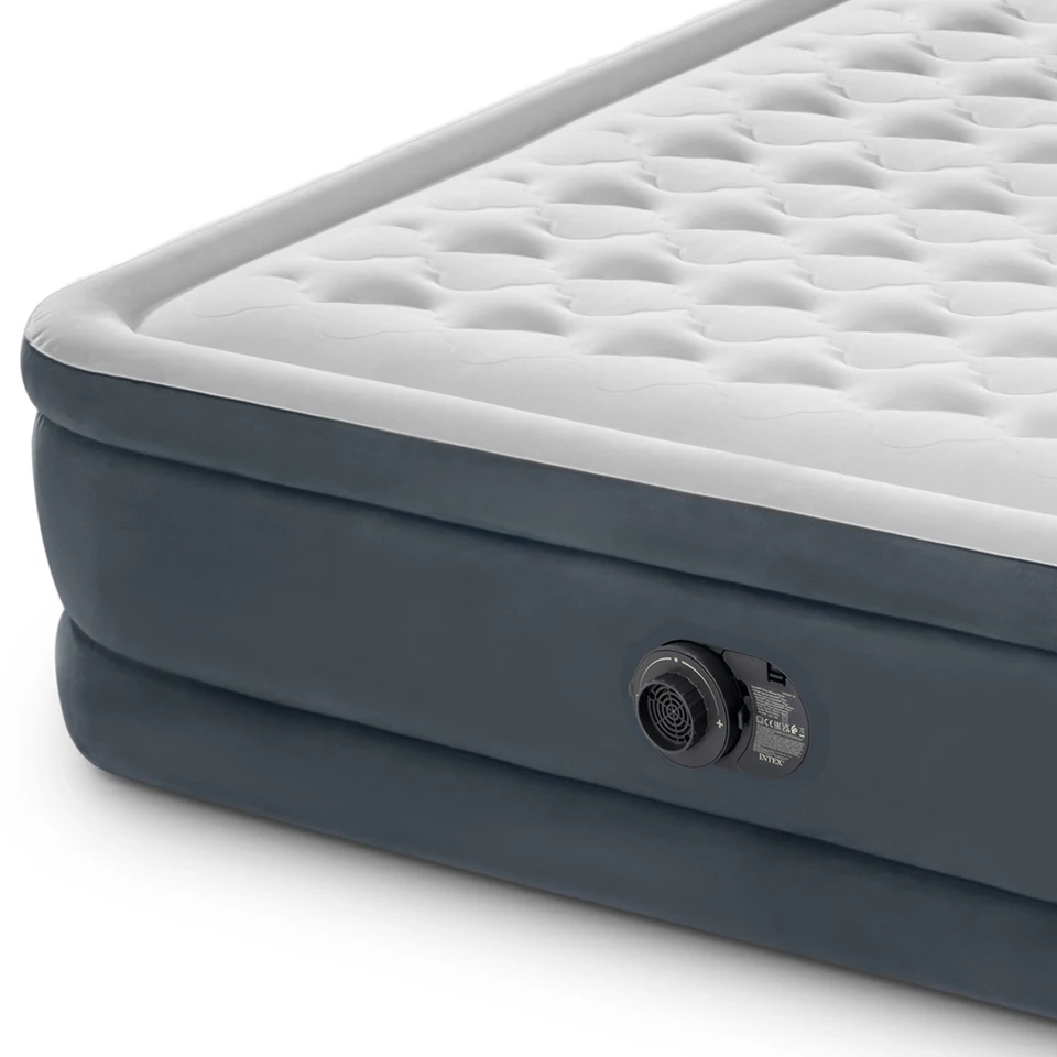 INTEX air bed with headboard hard-Beam Deluxe Ultra Plush Queen - AliExpress, image size:960x960