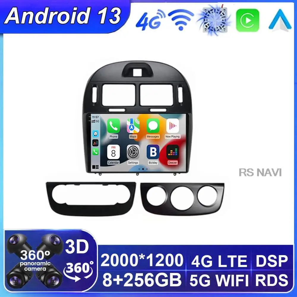 

Android 13 Car Rodio for KIA Cerato Foret 2017 Carplay Auto Multimedia Video Player Navigation Head Unit WFI+4G GPS DSP BT