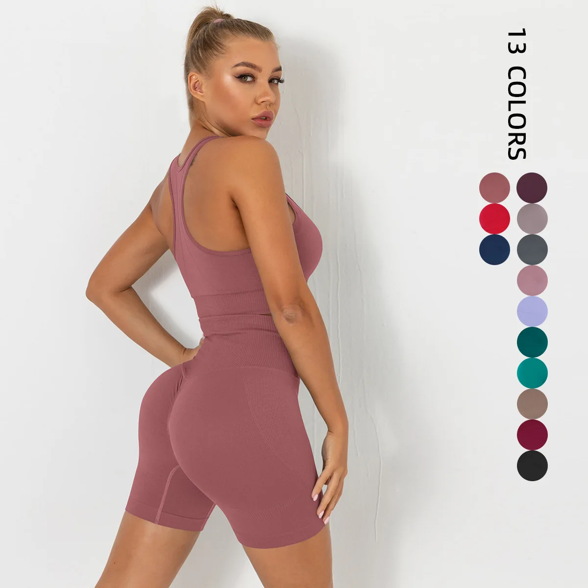 Victoria | Seamless High-Waisted Training Shorts - Lumina main image 0
