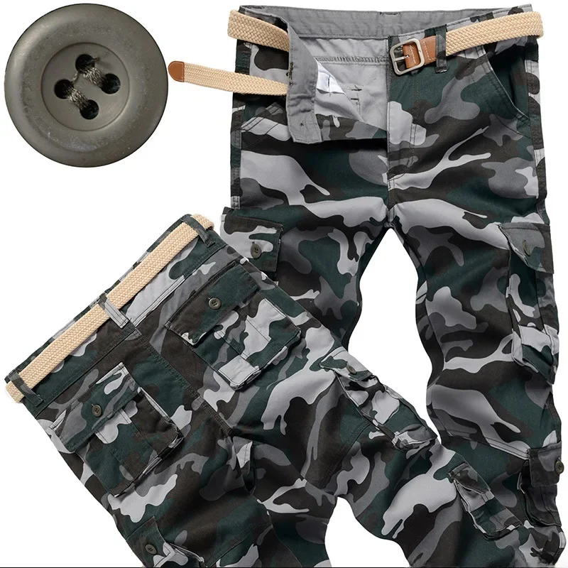 8-pocket blue camouflage