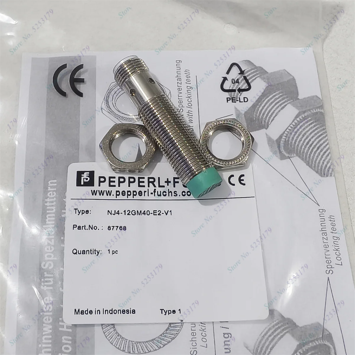 Sensor de interruptor de proximidad de tres cables NPN/PNP normalmente