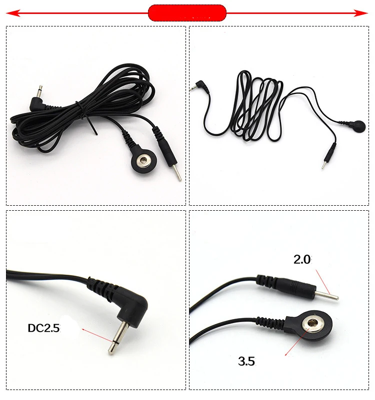 Electric Shock Wire Electro SM Cable To Connect Stimulation Penis Anal Estim Powerbox Bdsm Toy Electrical Sex Accessories electro sex toys electric sex toys