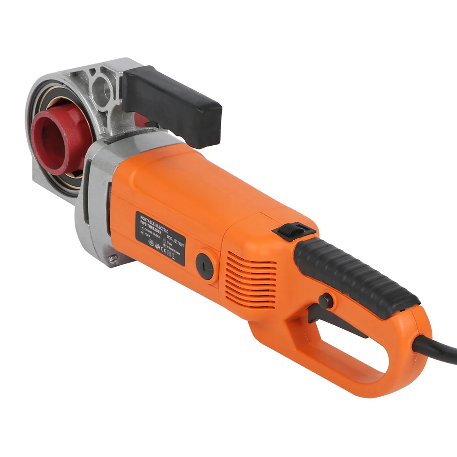Portable Handheld Electric Pipe Threader Threading Machine With 6 Dies EU Plug
