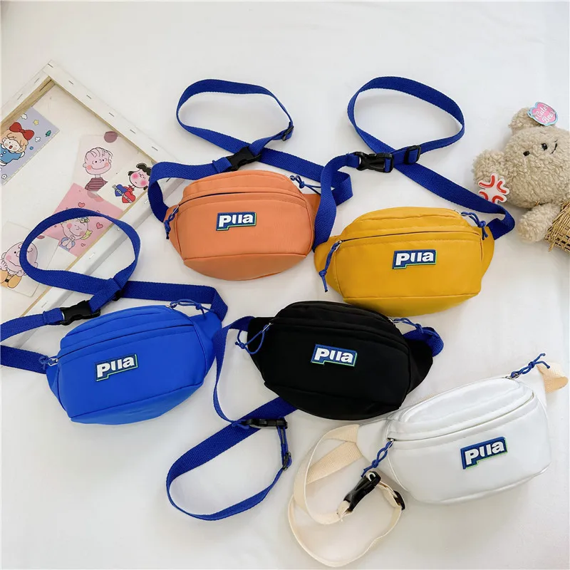 Fashion Letter Children's Crossbody Bag Simple Nylon Sports Boys