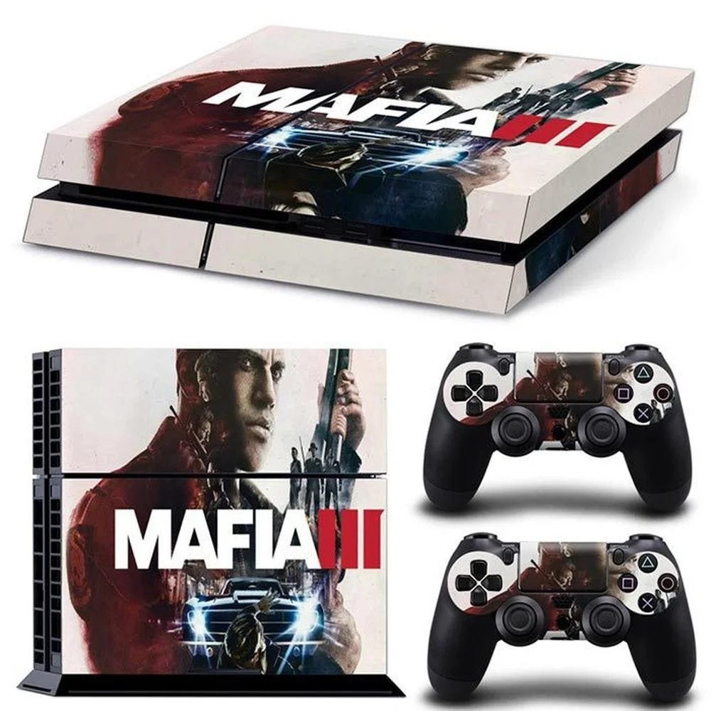 For Ps4 Mafia Pvc Skin Vinyl Sticker Decal Cover Console Dualsense Controllers Dustproof Protective Sticker