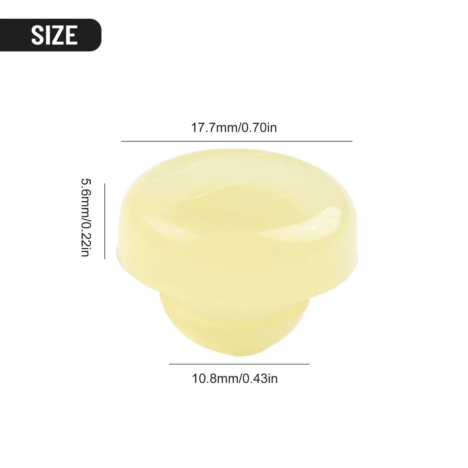 10pcs Car Brake Pedal Stop Pad 46584-S0100 For Nissan 200SX