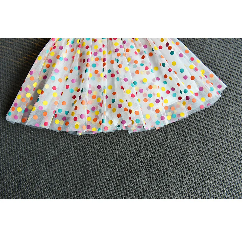 Kids Clothing Set Girls Clothing Set Girls Printed Rainbow Short-Sleeved T-Shirts And Skirts Suit 2pcs
