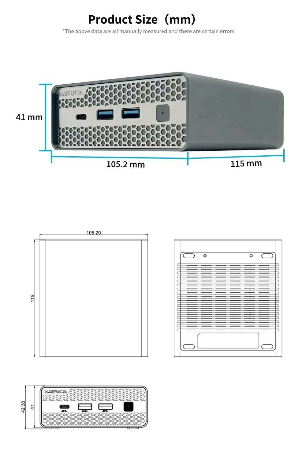 SZBOX M1S Intel N100/N150 MINI PC Windows 11 Pro DDR5 4800MHz 4*M.2 SSD RJ45 4k HD Desktop DIY NAS Host Metal Case Soft Router