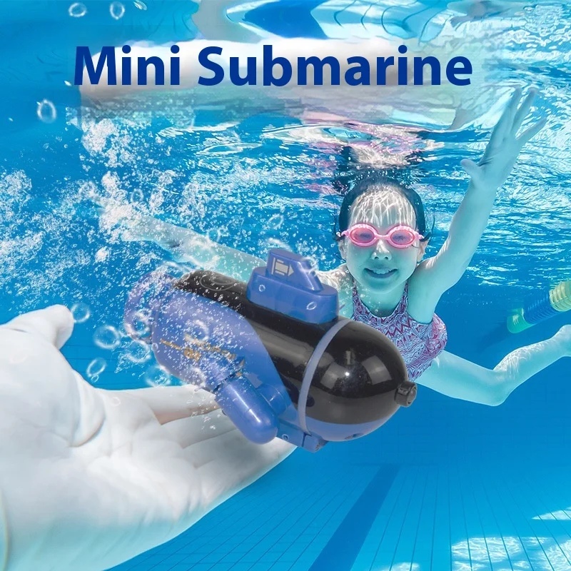 Remote-Controlled Submarine Four-Way Mini Led Light Radio Speedboat Model Six-Way Nuclear Submarine Remote-Controlled