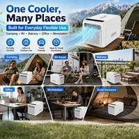 Climatiseur portable SOG-1+, 5200 BTU, 400 W, faible consommation, climatiseur mobile, refroidisseur d'air portable pour le camping, les camping-cars, les petites pièces (8-10 personnes) ㎡ 4