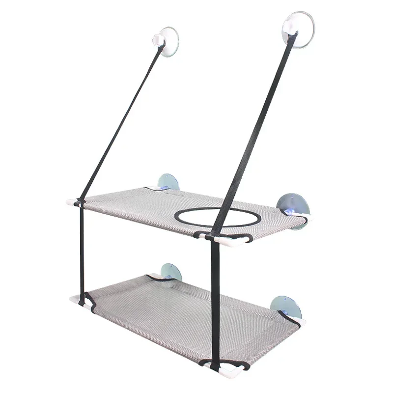 أرجوحة أتوبان للقطط، مزودة بنوافذ ثابتة، وتتحمل وز...