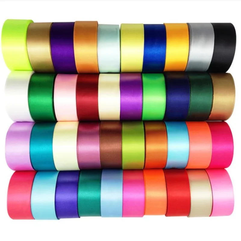 Luxurious Silk Satin Ribbons for Crafts, Gift Wrapping, and Decorative Elegance - 22 Meters