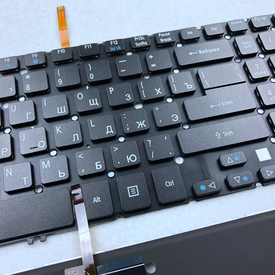 Russian Backlit Laptop Keyboard for Acer Aspire V5 V5-531 V5-531G V5-551 V5-551G V5-571 V5-571G V5-571P V5-571PG V5-531P RU