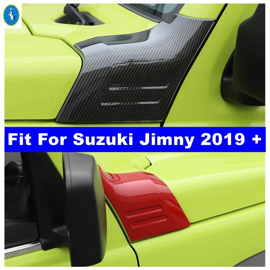

Front Side Engine Hood Wrap Angle Protection Panel Corner Cover Trim Fit For Suzuki Jimny 2019 - 2023 Auto Exterior Accessories