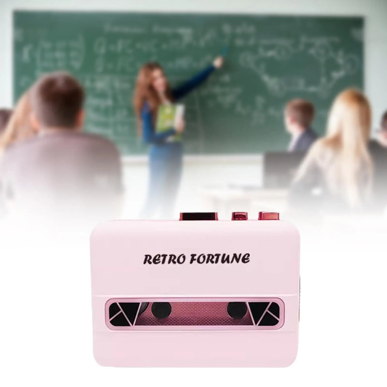 Portable Cassette Player High Performance Stereo with 3.5mm Earphone Jack Professional Lightweight Birthday Gift Compact Walkman