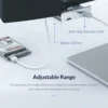 MZX Clip Aluminium USB HUB 3.0 Docking Station 3 0 Multi-hub Splitter Adapter A C Extension Concentrator Desktop PC USB Hub Dock 6