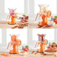 Kitchen Tool Manual Mincer Meat Grinder Hand Operated Beef Sausage Pasta Maker 2
