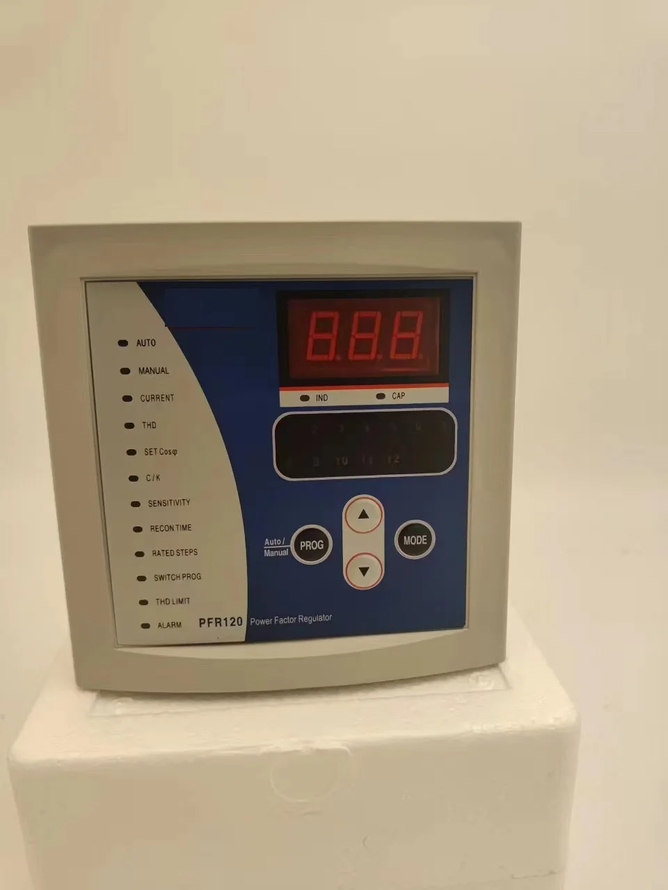 PFR120 Power factor regulator 12 step 380V Malaysia market power factor contorller reactive power compensation