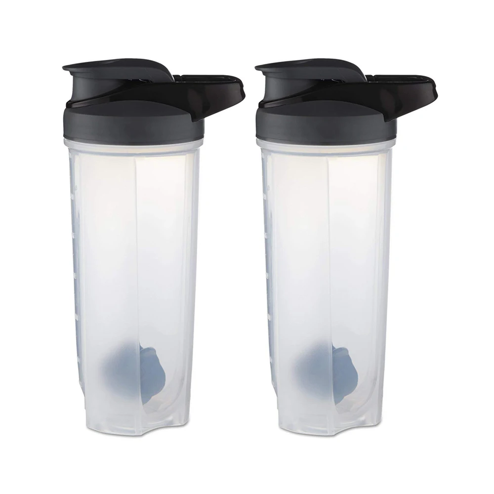 Premium 28 oz Shaker Bottle with Whisk Ball and Travel Handle