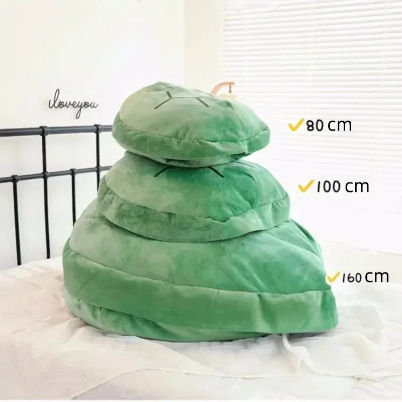 Wearable Turtle Shell Pillow, Giant Wearable Tortoise Shell Plush Removable Oversized Turtle Stuffed Animal Dress Up Cushion