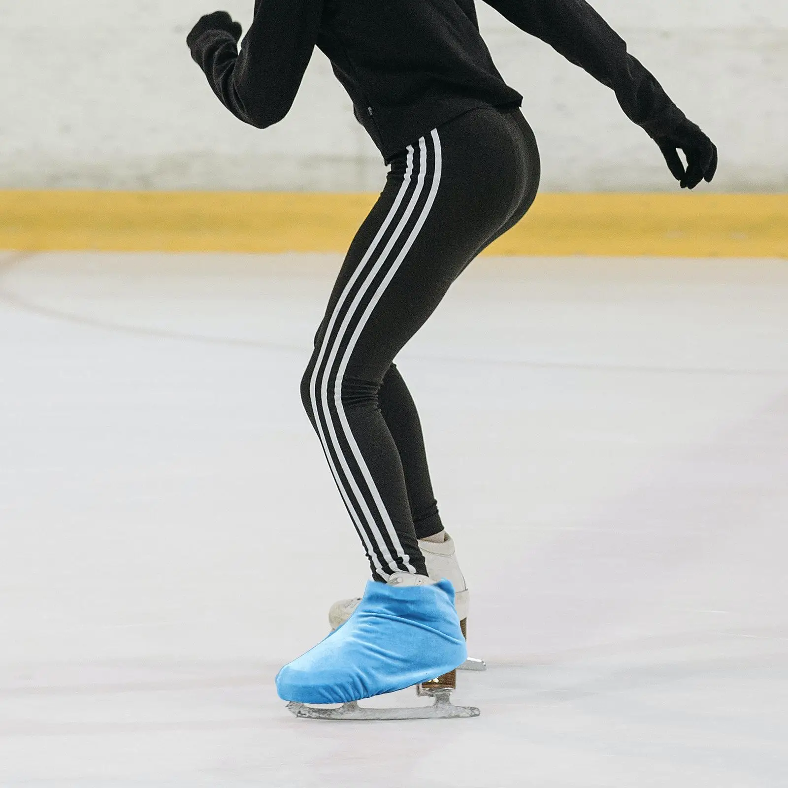 Portable Skate Boot Covers Polyester Ice Skate Protective Figure Skating Shoes Cover Boot Hockey Field Team Sports
