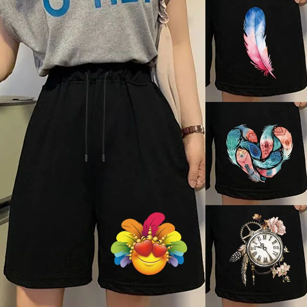 New 2022 Women Shorts Summer Casual Drawstring with Pocket Shorts