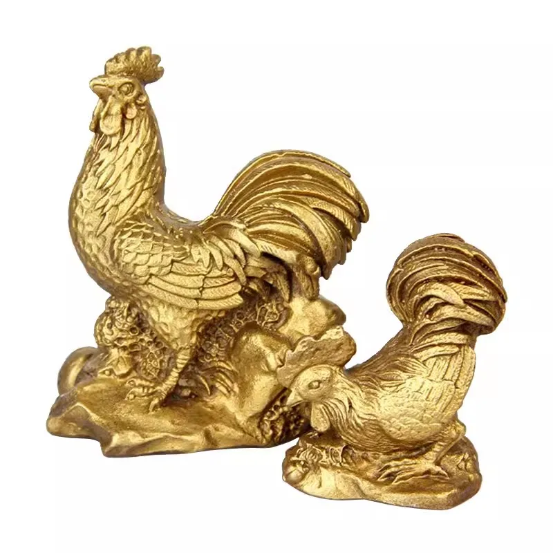 Chinese Zodiac Copper Statue, Copper Animal Ornament, Rat, Tiger, Rabbit, Dragon, Horse, Sheep, Monkey, Chicken, Dog, Pig Figu