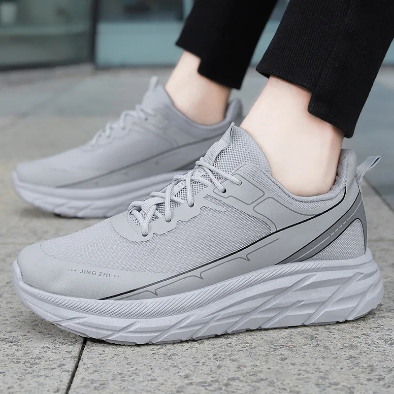 2024 New Sneakers Men Platform Running Sports Shoes Fashion Lace Up Mens Casual Vulcanize Shoes Chunky Non-slip Chaussure Homme 3