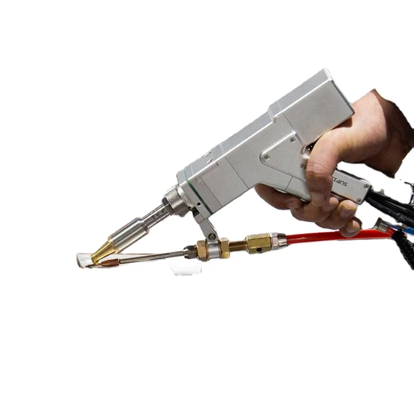 

Новое поступление, портативный ручной волоконный лазер, сварочный пистолет, пайка, режущие детали, сварочный пистолет, головка