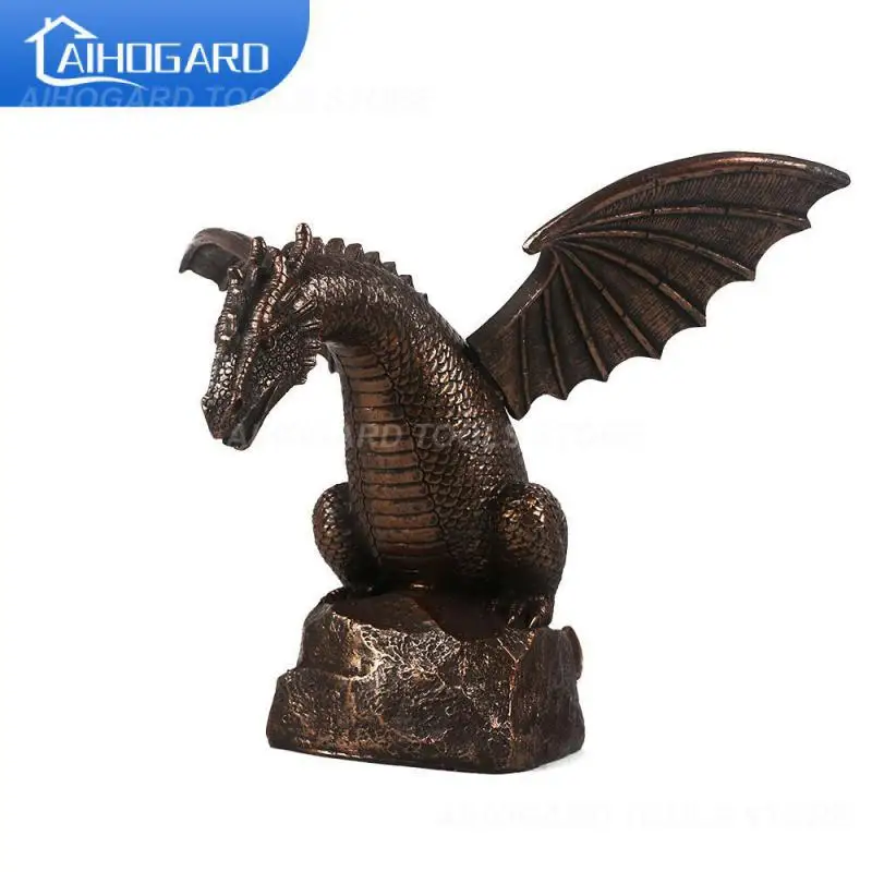 

Lifelike Ornaments Resin Spray Water Dragon Durable Realistic Beautiful Garden Decoration Home Ornament Eye-catching Unique