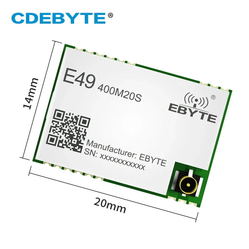 CMT2300A 433MHz 470MHz CC1101 RF Module SPI 20dBm FSK MSK IPEX Stamp Hole FEC CDEBYTE E49-400M20S Data Transmission Module