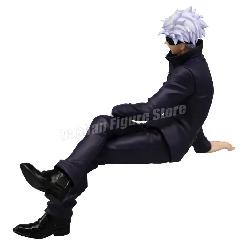 애니메이션 주술회전 사토루 고조 액션 피규어, 누들 스토퍼, 14cm 자동차 장식품, PVC 앉는 자세 컬렉션 모델 장난감 선물