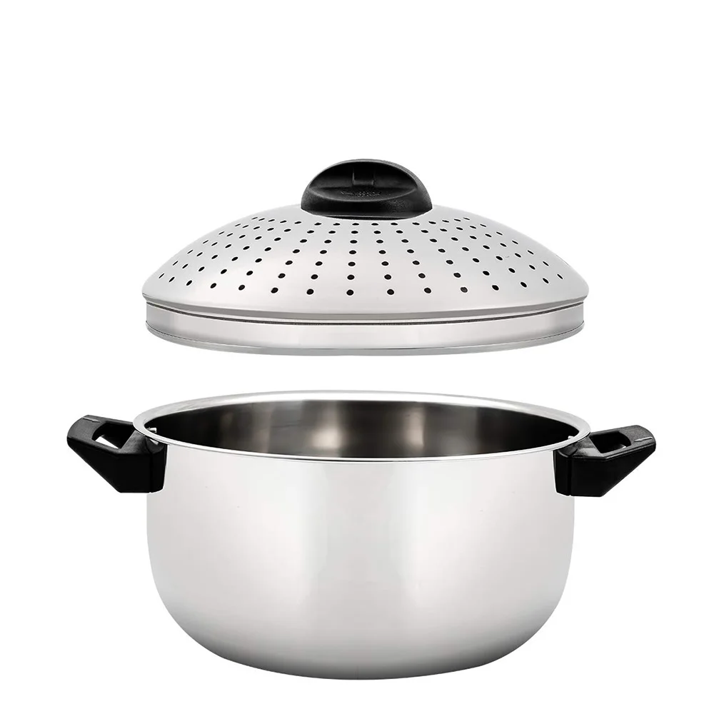 Xiaomi Stainless Steel Pasta Pot With Strainer Lid And Locking Feature Saucepan Cooker Noodle Cooking Pots For Kitchen Cookware